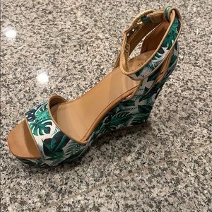 Call It Spring Tropical Jennai Wedge Sandals